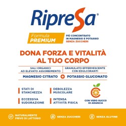 Ripresa Premium Integratore Magnesio Potassio Forte 36 Bustine - Integratori di magnesio e potassio - 927571327 - Chemist's R...