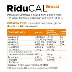 Chemist's Research Riducal Grassi Controllo Del Peso Corporeo 30 Compresse - Integratori per dimagrire ed accelerare metaboli...