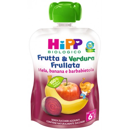 Hipp Italia Hipp Bio Frutta & Verdura Mela Banana Barbabietola 90 G Hipp - 1