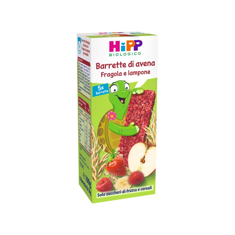 Hipp Italia Hipp Barretta Avena Fragola Lampone 5 Pezzi Da 20 G Hipp - 1