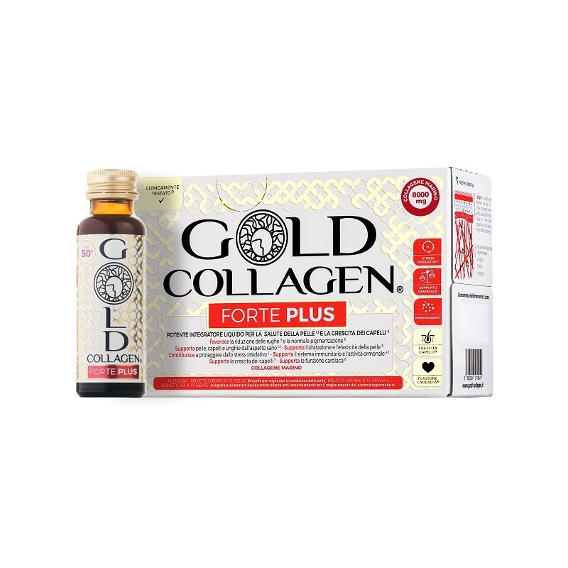 Minerva Research Labs Gold Collagen Forte Plus 10 Flaconcini Da 5 Ml Minerva Research Labs - 1