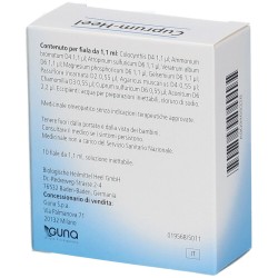 HEEL CUPRUM 10 FIALE DA 1,1 ML L'UNA - Rimedi vari - 909469328 -  - € 20,60