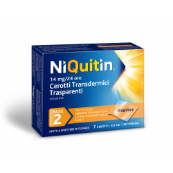 NiQuitin Fase 2 Per Smettere Di Fumare 7 Cerotti Transdermici 14 mg NiQuitin - 2