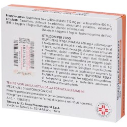 Ibuprofene Pensa Pharma Trattamento Dolore e Febbre 400 mg 12 Bustine Pensa Pharma - 3