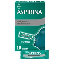 Aspirina 500 Mg Granulato Trattamento Mal di Testa e Dolori 10 Bustine Aspirina - 2