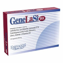 GeneLaSi D3 Integratore Lattoferrina Lactobacillus 20 Capsule Farmagens Health Care - 5