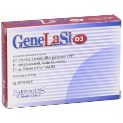 GeneLaSi D3 Integratore Lattoferrina Lactobacillus 20 Capsule Farmagens Health Care - 8