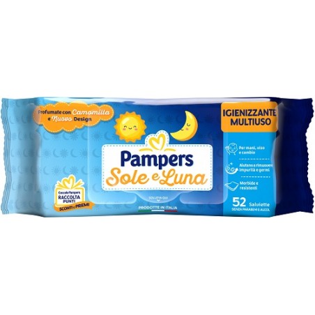 Fater Pampers Wipes Sole & Luna 30 Buste Da 52 Salviettine Fater - 1