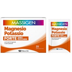 Massigen Magnesio e Potassio Forte Zero Zucchero 24 Bustine Massigen - 1