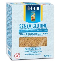 F. Lli De Cecco De Cecco Ditali Piccoli Rigati N69 400 G F. Lli De Cecco - 1