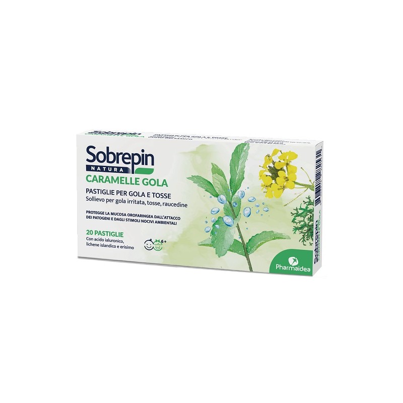 Pharmaidea Sobrepin Natura Caramella Gola 20 Pastiglie Pharmaidea - 1