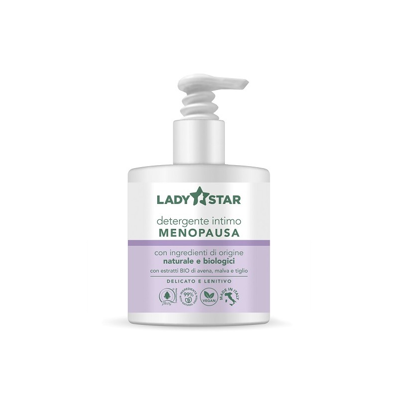 Farvima Medicinali Ladystar Detergente Intimo Donna In Menopausa 300 Ml Farvima Medicinali - 1