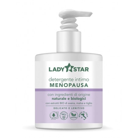 Farvima Medicinali Ladystar Detergente Intimo Donna In Menopausa 300 Ml Farvima Medicinali - 1