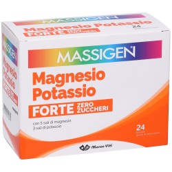 Massigen Magnesio e Potassio Forte Zero Zucchero 24 Bustine Massigen - 7