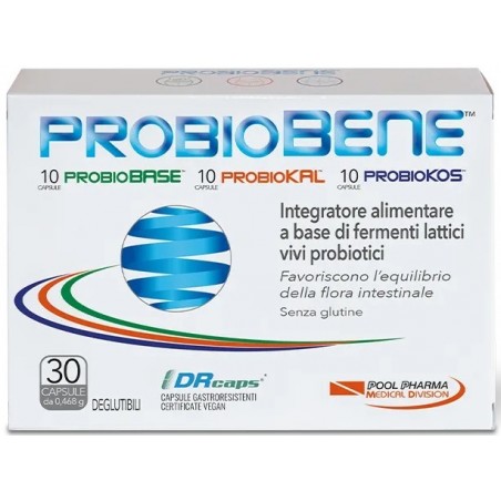 Probiobene Integratore di Fermenti Lattici 30 Capsule Pool Pharma - 2