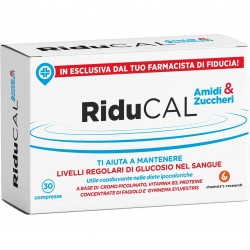 Chemist's Riducal Amidi Zuccheri Metabolismo Carboidrati 30 Compresse - Integratori per dimagrire ed accelerare metabolismo -...