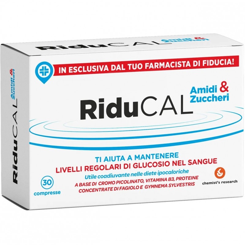 Chemist's Riducal Amidi Zuccheri Metabolismo Carboidrati 30 Compresse Chemist's Research - 1