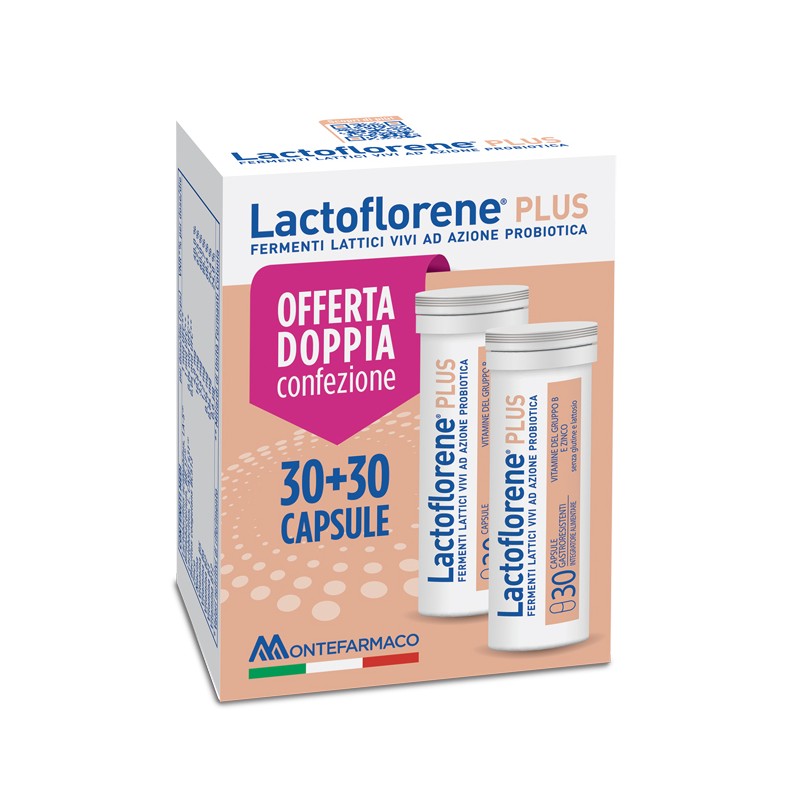 Lactoflorene Plus Bipack Fermenti Lattici Probiotico 60 Capsule Lactoflorene - 1