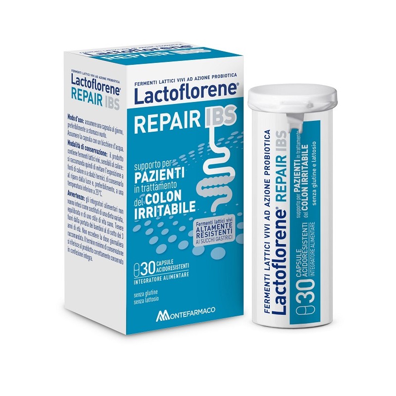 Lactoflorene Repair IBS Color Irritabile Fermenti Lattici Probiotico 30 Capsule Lactoflorene - 1