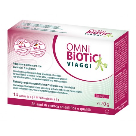 Institut Allergosan Gmbh Omni Biotic Viaggi 14 Bustine Da 5 G - Integratori di fermenti lattici - 981150586 - Institut Allerg...