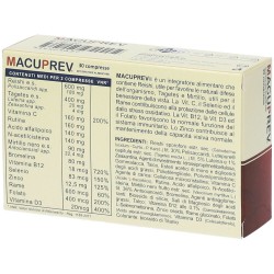 Macuprev Integratore Funzionalità Vista 30 Compresse Farmaplus Italia - 3