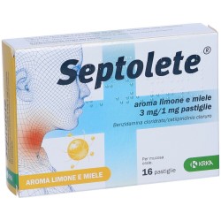 Krka Farmaceutici Milano Septolete Aroma Limone E Miele 3 Mg/1 Mg Pastiglie Krka Farmaceutici Milano - 6