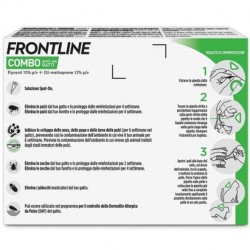 Frontline Combo Spot-On Gatti e Furetti 3 Pipette Soluzione Insetticida Frontline - 2