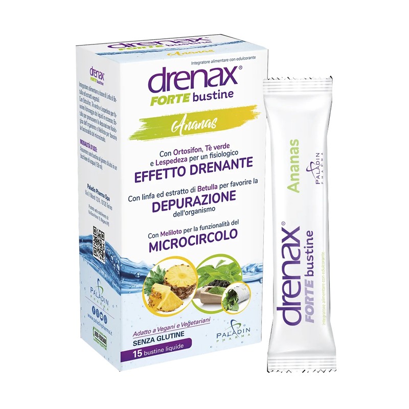 Paladin Pharma Drenax Forte Ananas 15 Bustine Paladin Pharma - 1