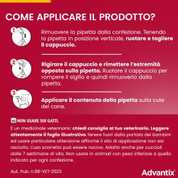 Advantix Spot On Fino a 4 Kg Soluzione Antiparassitaria 6 Pipette Advantix - 6