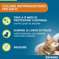 Seresto Collare Antiparassitario per Gatti 8 Mesi di Protezione Seresto - 7