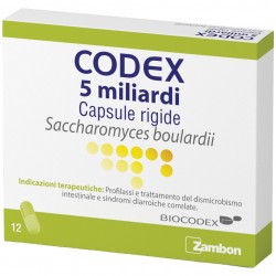 Codex Fermenti Lattici 5 Miliardi 12 Capsule Rigide Trattamento Diarrea Codex - 1