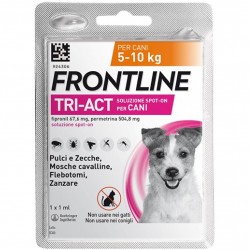 Frontline Tri-Act Spot-On Antiparassitario per Cani 5-10 Kg 1 Pipetta - Antiparassitari per cani - 104672047 - Frontline - € ...