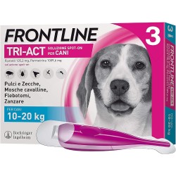 Frontline Tri-Act Spot-On Antiparassitario per Cani 10-20 Kg 3 Pipette - Antiparassitari per cani - 104672086 - Frontline - €...