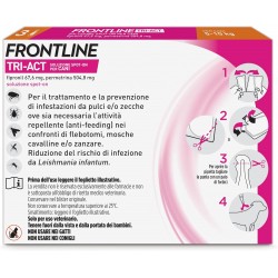 Frontline Tri-Act Spot-On Antiparassitario per Cani 5-10 Kg 3 Pipette Frontline - 6