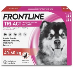 Frontline Tri-Act Spot-On Antiparassitario per Cani 40-60 Kg 6 pipette - Antiparassitari per cani - 104672151 - Frontline - €...