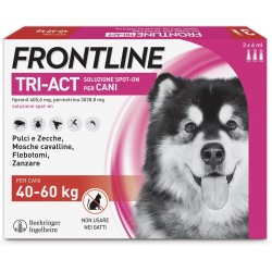 Frontline Tri-act Spot-On Antiparassitario per Cani 40-60 Kg 3 Pipette - Antiparassitari per cani - 104672148 - Frontline - €...