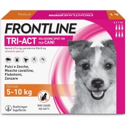 Frontline Tri-Act Spot-On Antiparassitario per Cani 5-10 kg 6 Pipette - Antiparassitari per cani - 104672062 - Frontline - € ...