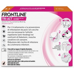 Frontline Tri-Act Spot-On Antiparassitario per Cani 5-10 kg 6 Pipette Frontline - 6