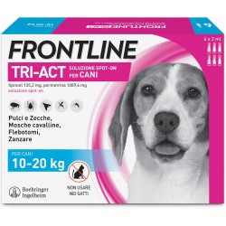 Frontline Tri-Act Spot-On Antiparassitario per Cani 10-20 Kg 6 Pipette - Antiparassitari per cani - 104672098 - Frontline - €...