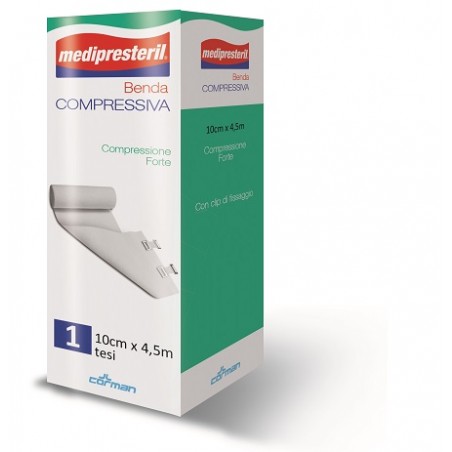 Corman Benda Medipresteril Compressione Forte M4,5x10cm Tesi Corman - 1