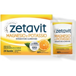 Zeta Farmaceutici Zetavit Magnesio Potassio 24 Bustine Da 4 G - Integratori multivitaminici - 943748792 - Zeta Farmaceutici -...