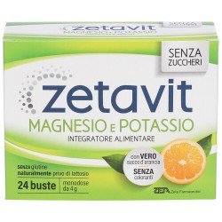 Zetavit Magnesio Potassio Senza Zucchero 24 Bustine Zeta Farmaceutici - 5