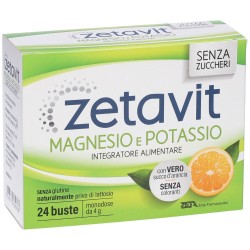 Zetavit Magnesio Potassio Senza Zucchero 24 Bustine Zeta Farmaceutici - 6