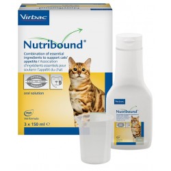 Virbac Nutribound Soluzione Orale Appetibile Per Gatto 3 Flaconi Da 150 Ml Virbac - 1