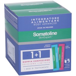 Somatoline Integratore Bipack 14 Stick Drena Giorno + 14 Stick Slim Notte Bipack - Integratori drenanti e pancia piatta - 987...