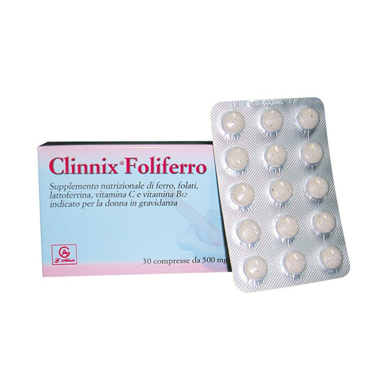 Abbate A&v Pharma Clinderm Foliferro 30 Compresse Abbate Gualtiero - 1