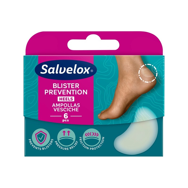 Miti Cerotto Vesciche Salvelox Blister Prevention Heels 6 Pezzi Miti - 1