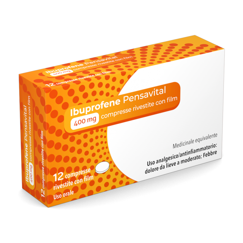 Towa Pharmaceutical Ibuprofene Pensa 12 Compresse 400mg Towa Pharmaceutical - 1