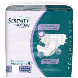 Pannolone Mutandina Serenity Sd Sensitive Maxi L 15 Pezzi Serenity - 1