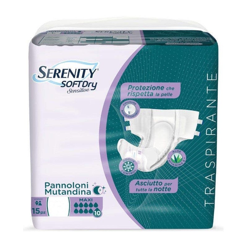 Pannolone Mutandina Serenity Sd Sensitive Maxi L 15 Pezzi Serenity - 1